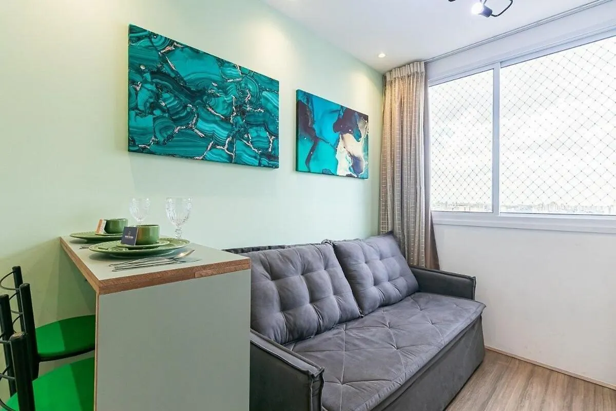 Amazonia Apartamento No Bras C/ Piscina/Metro Bras Σάο Πάολο